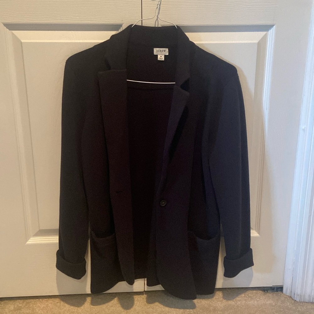 J Crew Schoolboy sweater blazer